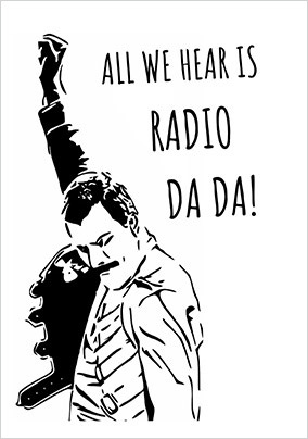 Dad Radio Birthday Card