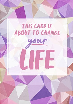 About To Change Your Life...Grandma To Be Card 1