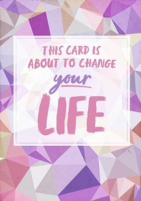 About To Change Your Life...Grandma To Be Card 1