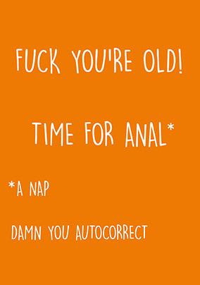 Time For a Nap Birthday Card