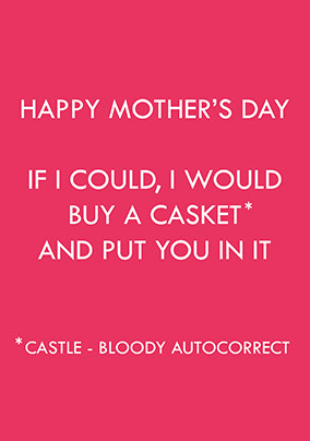 Autocorrect Mother's Day Card
