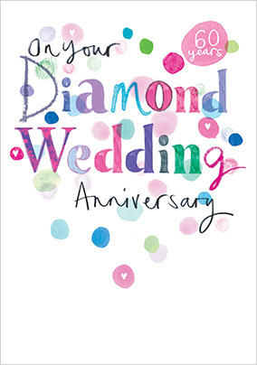 Diamond Anniversary Card