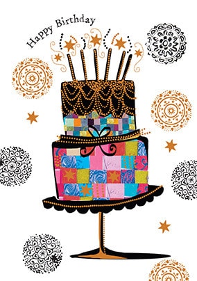 Big Cake Birthday Card