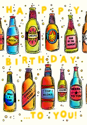 Birthday Beers Card
