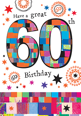 Great 60th Birthday Card