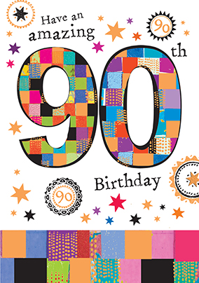 Amazing 90th Birthday Card