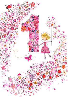 1 Fairy Wand Birthday Card - Daisy Patch