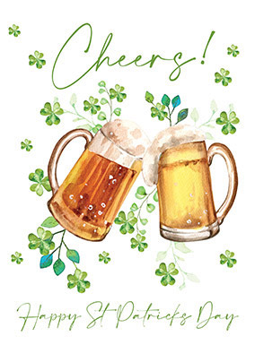 Cheers to St Patrick's Day Card