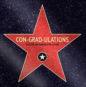 You're A Star Graduation Card