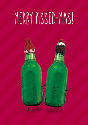 Merry Pissed-mas Card