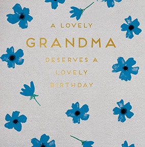 Lovely Grandma Birthday Card