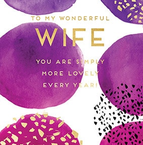More Lovely Every Year Card