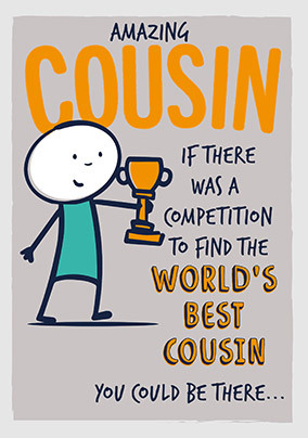 Amazing Cousin Birthday Card