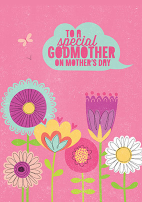 Special Godmother on Mother's Day Card