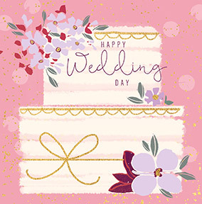 Wedding Cake Wedding Card