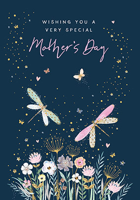 Dragonfly Mothers Day Card