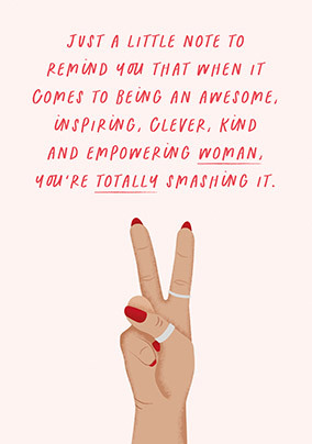 Just a Little Note Empowering Card