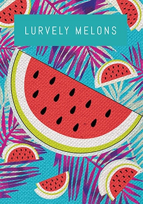Watermelon Birthday Card