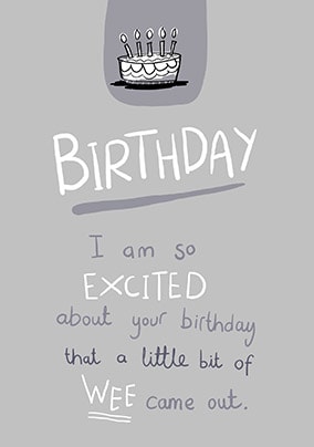 Birthday Excitement Card