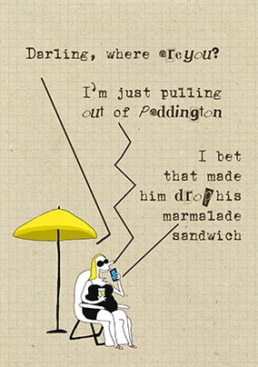 Paddington Birthday Card