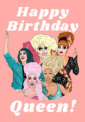 Happy Birthday Queen Card