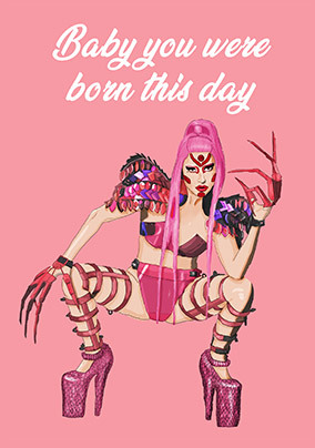 Born This Day Birthday Card