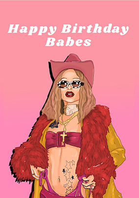 Babes Birthday Card