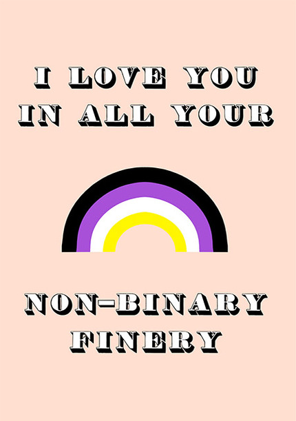 Non-Binary Valentine's Card