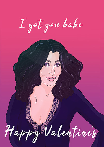 Babe Valentine's Day Card