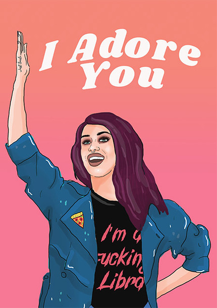 I Adore You Valentine's Day Card