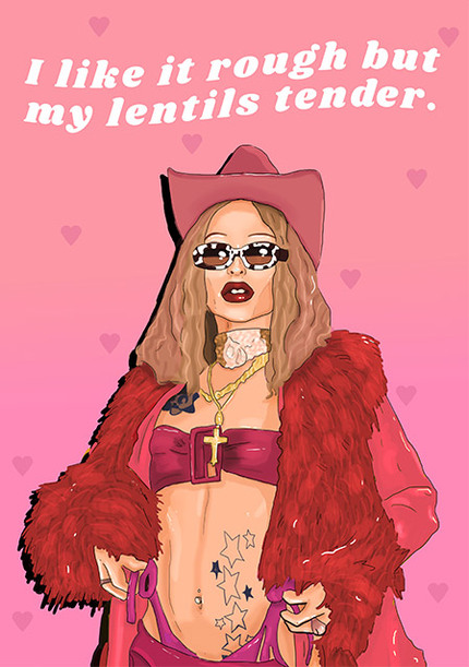 Like it Rough Valentine's Day Card