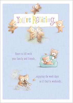 Teddy Bear Retirement Congratulations Card