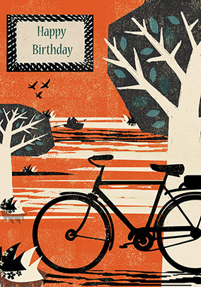 Bike Birthday Card