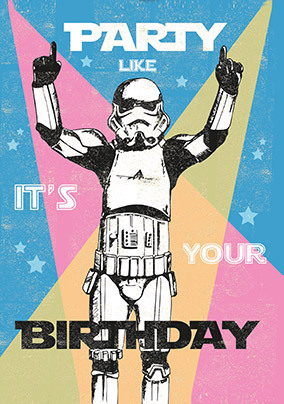 Stormtrooper Birthday Card