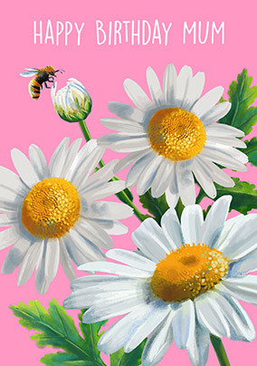 Mum Daisies Birthday Card