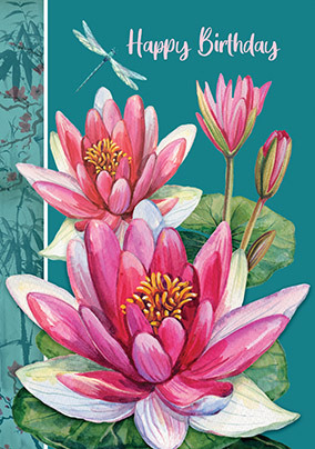 Lilies Birthday card