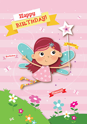 Happy Birthday Fairy Card