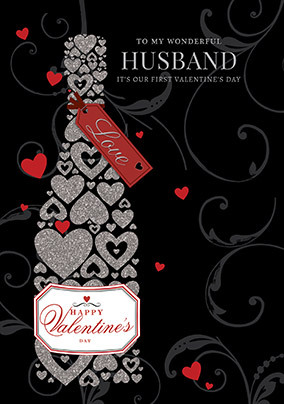 First Valentine's Day Husband Card
