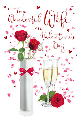 Wonderful Wife Valentine's Card