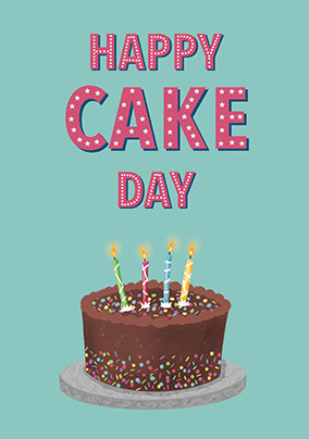 Happy Cake Day Birthday Card