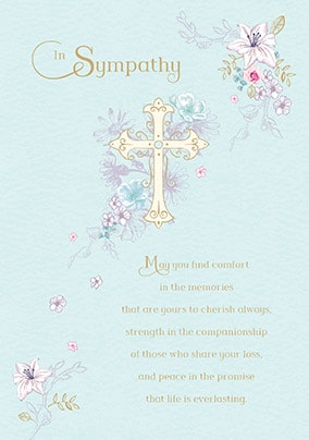 Religious Sympathy Card