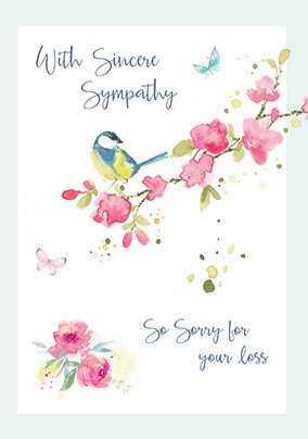 With Sincere Sympathy Card