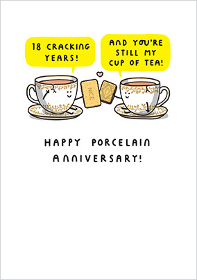 18 Cracking Years Anniversary Card