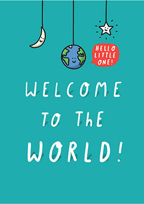 Welcome to the World New Baby Card