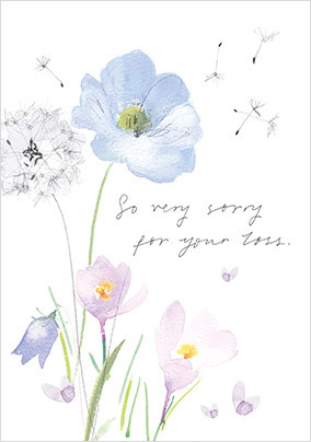 So Very Sorry for your Loss Sympathy Card