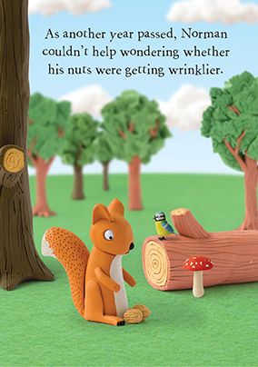 Photo of Wrinkly Nuts Birthday Card