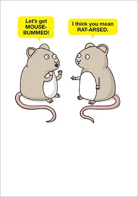 Mouse-bummed Card