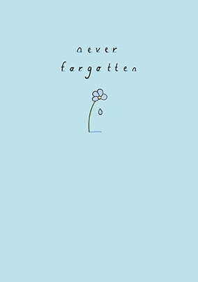 Never Forgotten Sympathy Card