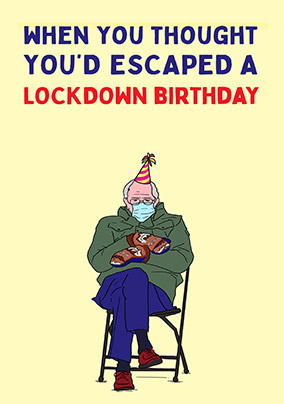 ZDISC - Lockdown Birthday Funny Card