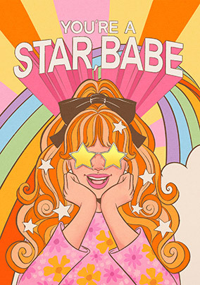 You're a Star Babe Empowering Card